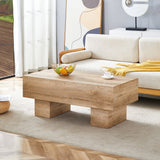 Modern Simple Light Wood Texture Coffee Table