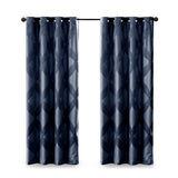 Ogee knitted jacquard total blackout curtain panel (only 1 pc panel)
