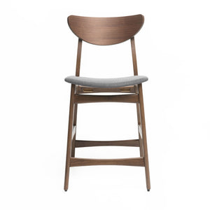 Elegant Counter Height Chair With Cushioned Seat
