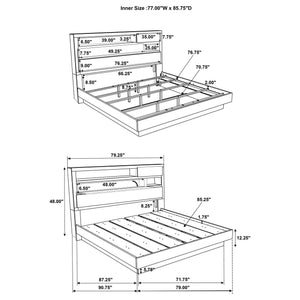 Edmondson - Bookcase Headboard Bed