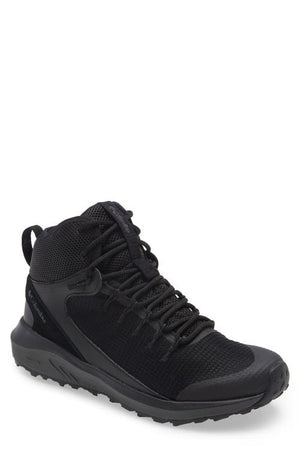 Columbia Trailstorm Waterproof Mid Hiking Shoes - Black Dark Grey