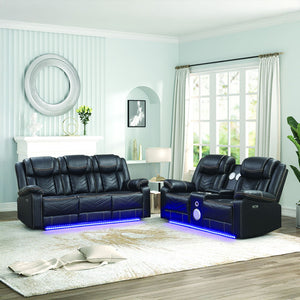 Challenger - LED Power Recliner Set