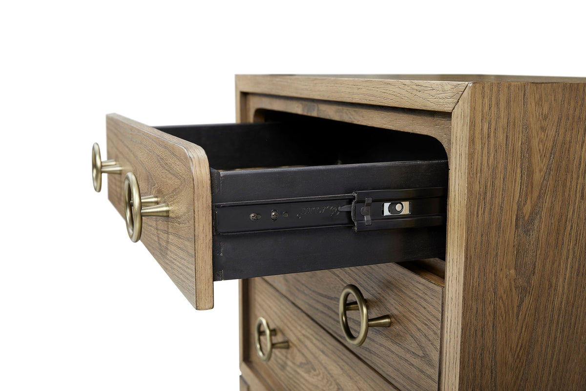 3 Drawer Nightstand With USB - Latte