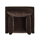 Contour Velvet Upholstered Accent Chair with Removable and Reversible Back - Accent Chairs
