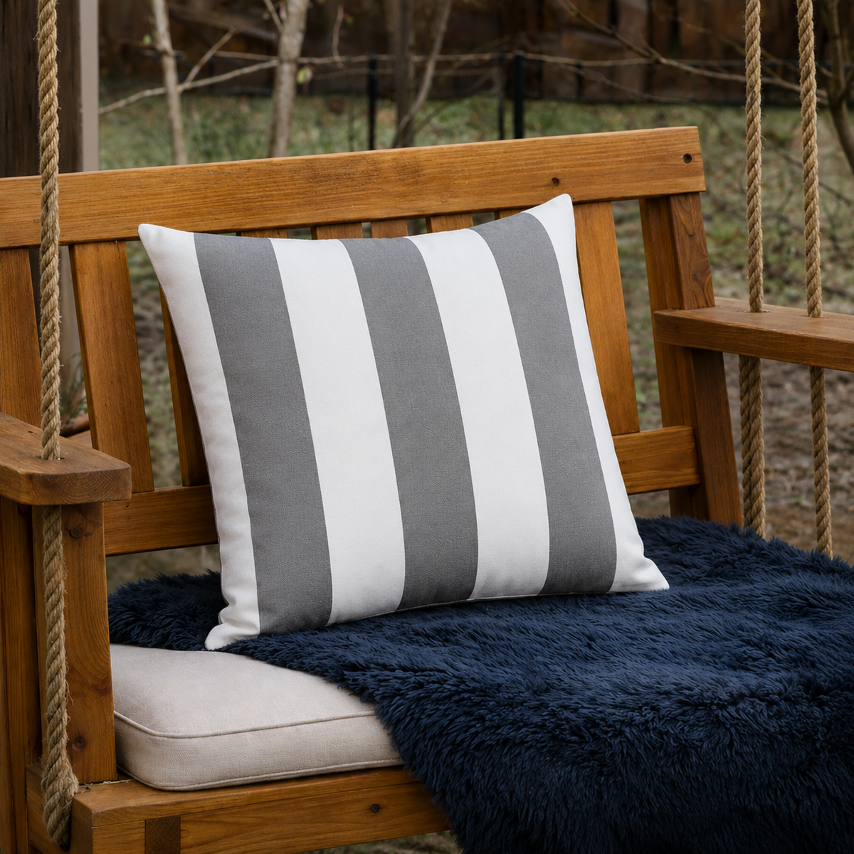 2 Pack Outdoor/Indoor Throw Pillows with Inserts