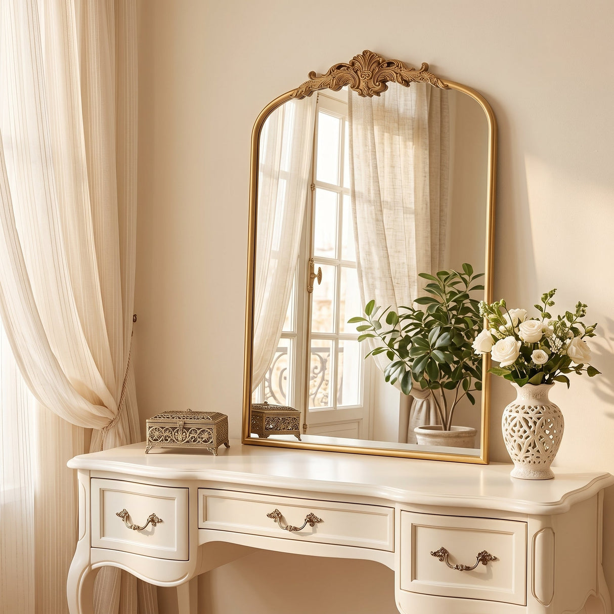 24''x36'' Antique Large Wall Mirror
