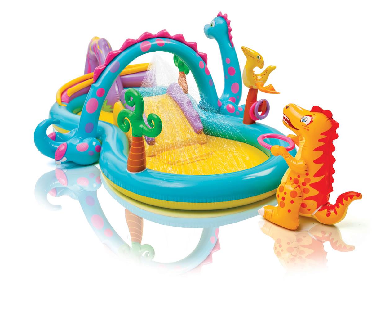 Intex-11ft-x-7.5ft-x-44in-Dinoland-Play-Center-Kiddie-Inflatable-Swimming-Pool-Swimming-Pools