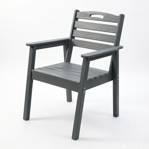 HDPE Outdoor Patio Dining Set - Table and Six Chairs