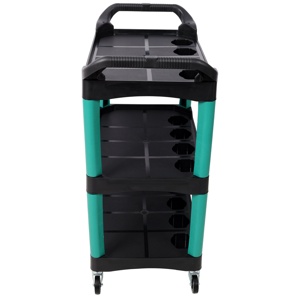 3 Tier Rolling Auto Detail Cart With Wheels
