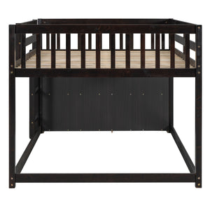 Bunk Bed With 4 Drawers And 3 Shelves