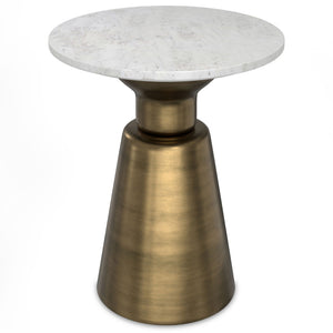 Leyla - Side Table - Antique Brass