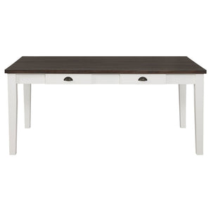 Preston - 2 Drawer Table - Antique White