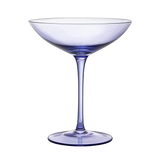 Corso Champagne Coupe Cocktail Glassware, Set of 2, Purple