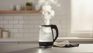 1.7L Glass Electric Kettle with Removable Lid & Boil-Dry Protection