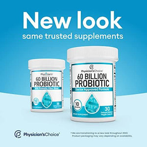 Physician's Choice Probiotics 60 Billion CFU - 10 Strains