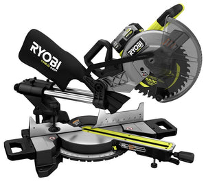 Open Box - RYOBI 18V ONE+ HP Brushless Cordless 10-inch Mitre Saw Kit with 4.0 HP Battery and Charger