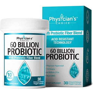 Physician's Choice Probiotics 60 Billion CFU - 10 Strains