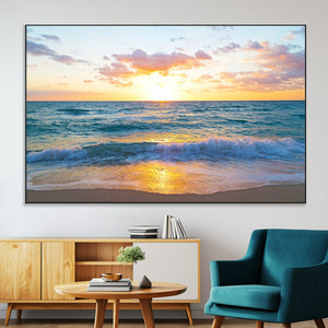 Coastal Wall Art - Vintage World Map Canvas Print with