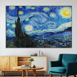 Vincent Van Gogh The Starry Night Abstract Wall Art Canvas