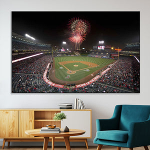 Fireworks at Angel Stadium – Los Angeles Angels Canvas