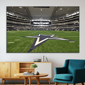 Dallas Cowboys Football Team Print - Arlington AT&T Stadium