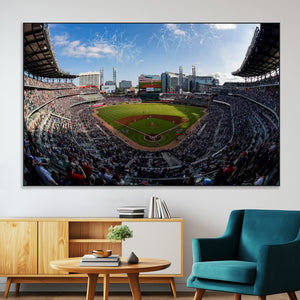 Truist Park Stadium Canvas Wall Art - Atlanta Braves Game