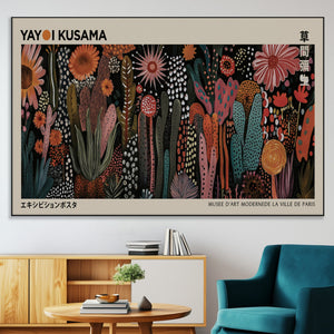 Modern Japanese Wall Art Canvas Print – Framed Abstract
