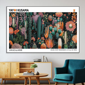 Modern Japanese Wall Art Canvas Print – Framed Abstract