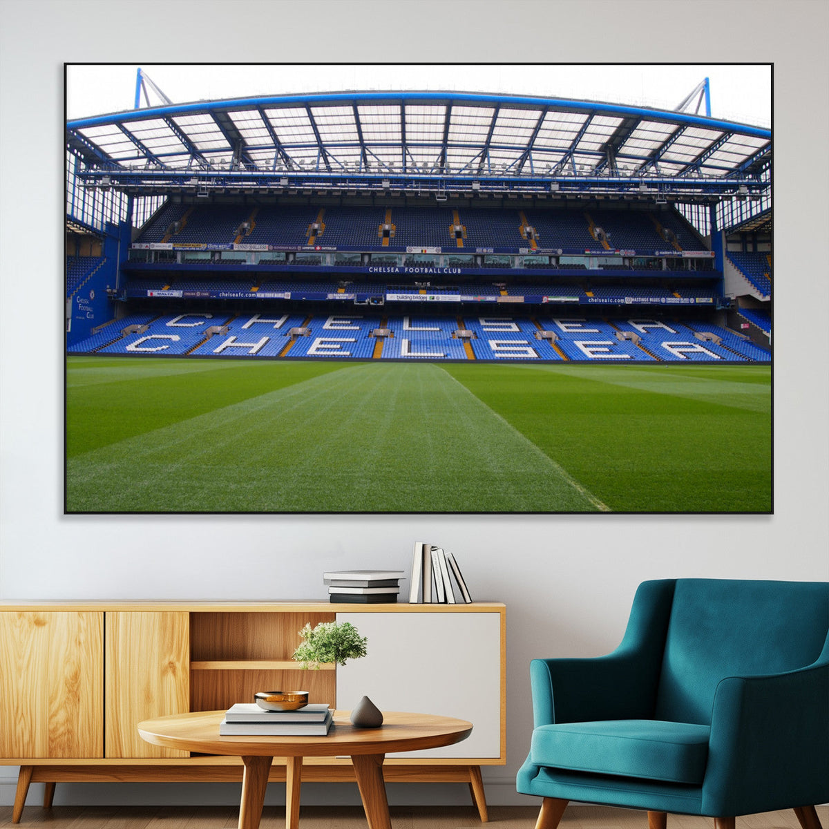 Stamford Bridge Chelsea Football Stadium Canvas Wall Art