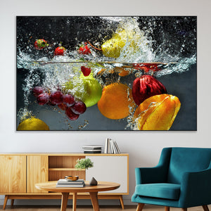 Kithen Vegetables World Wall Art Canvas Print