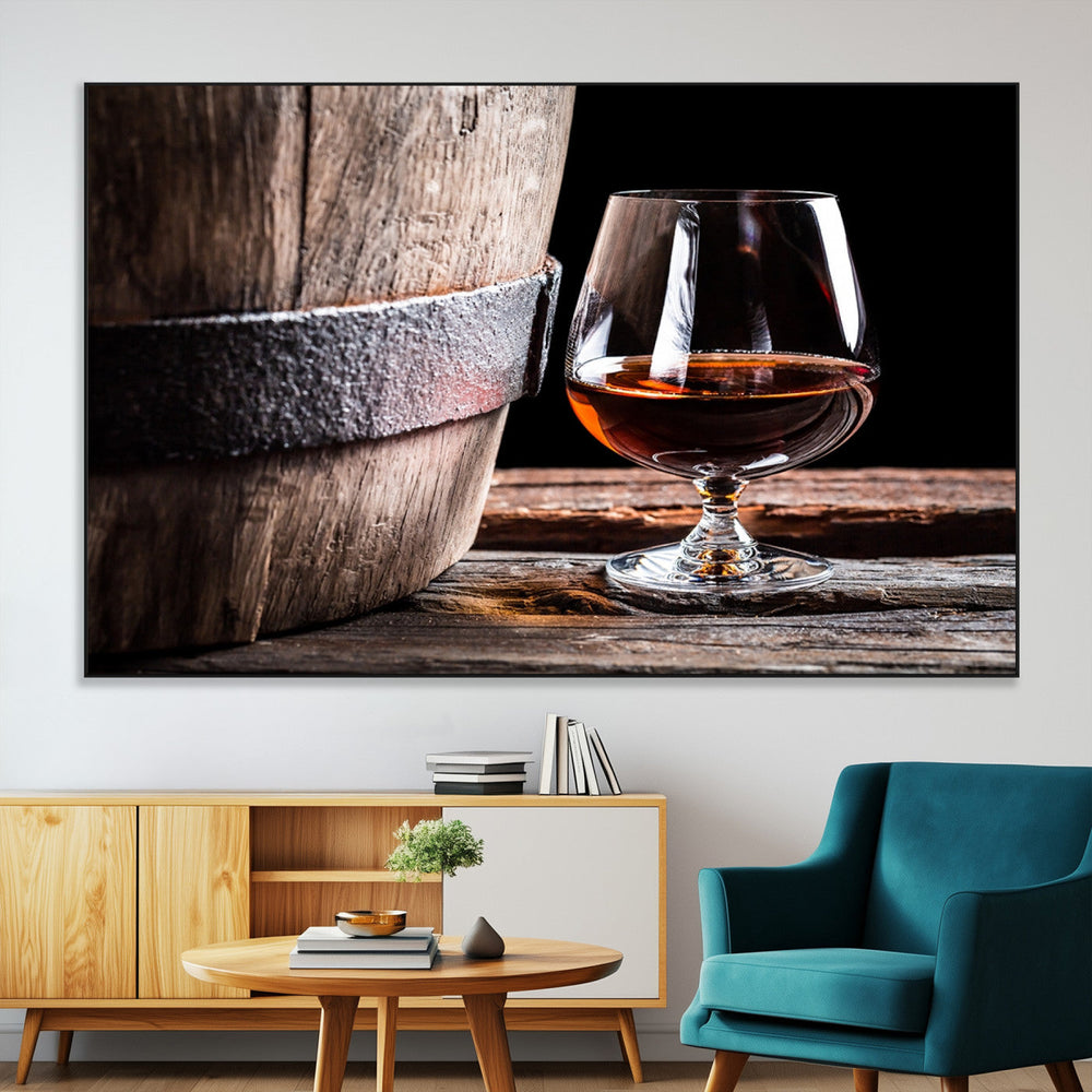 Scots Whiskey Wall Art Canvas Print