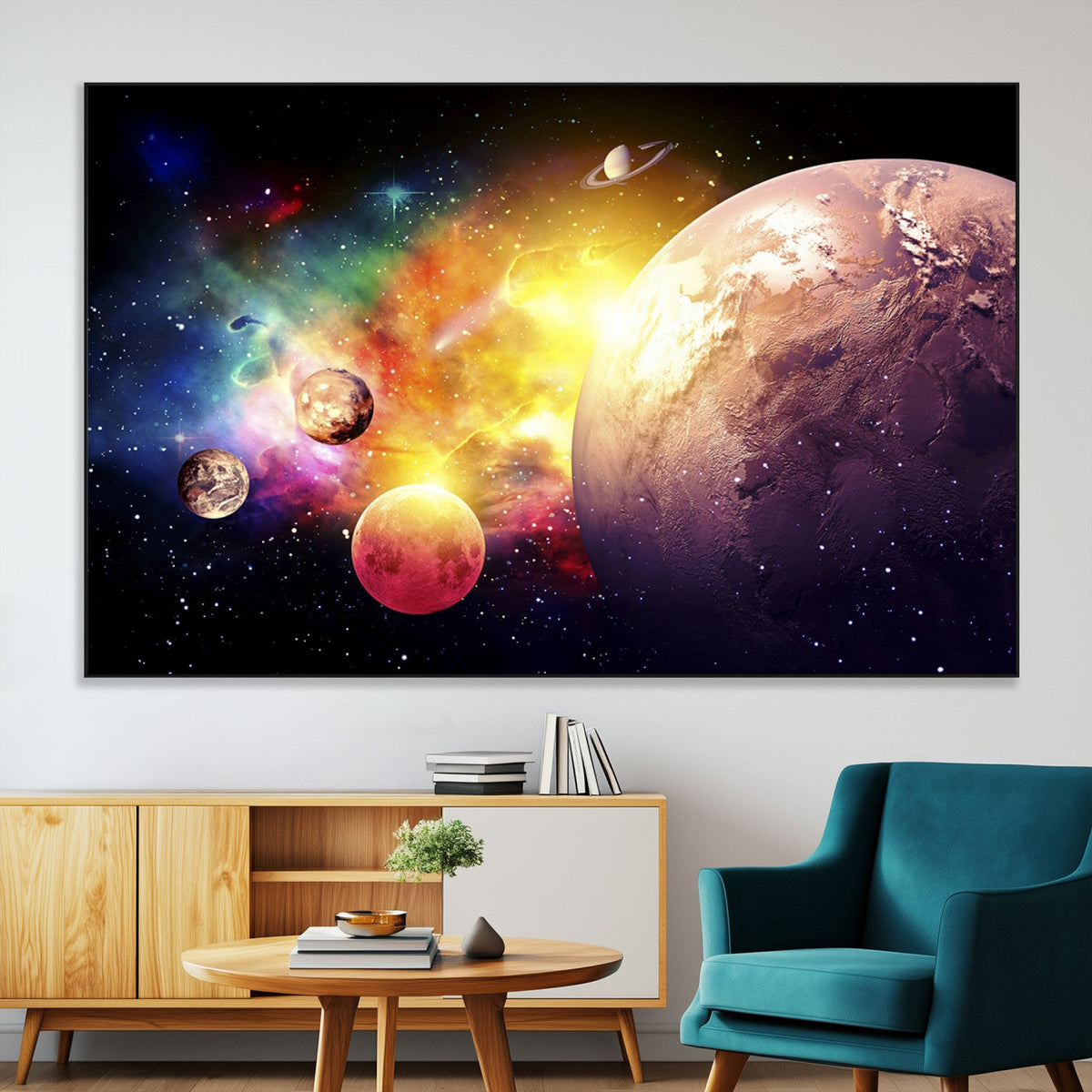 Space and Galaxy Canvas Print