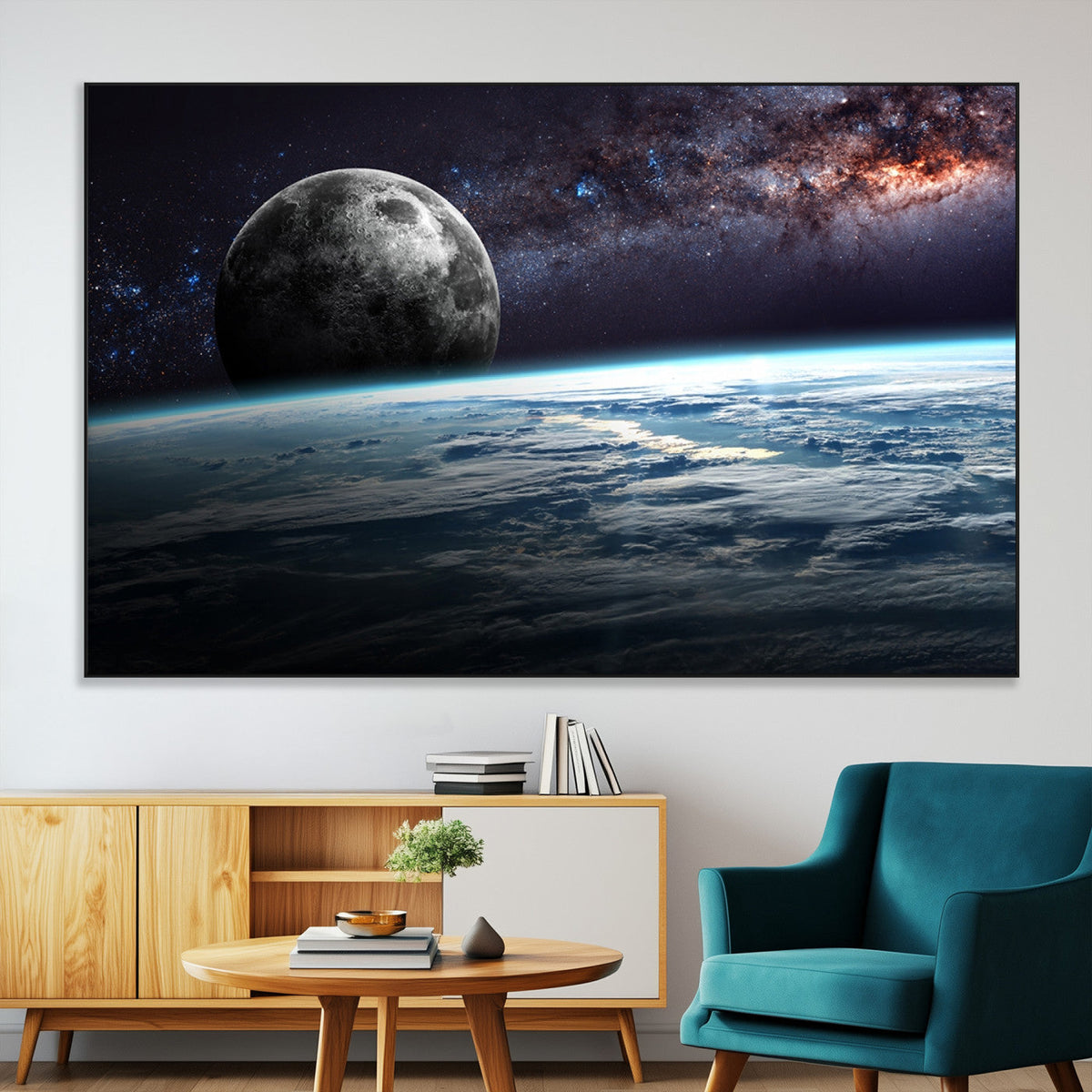 Space and Planet Canvas Print