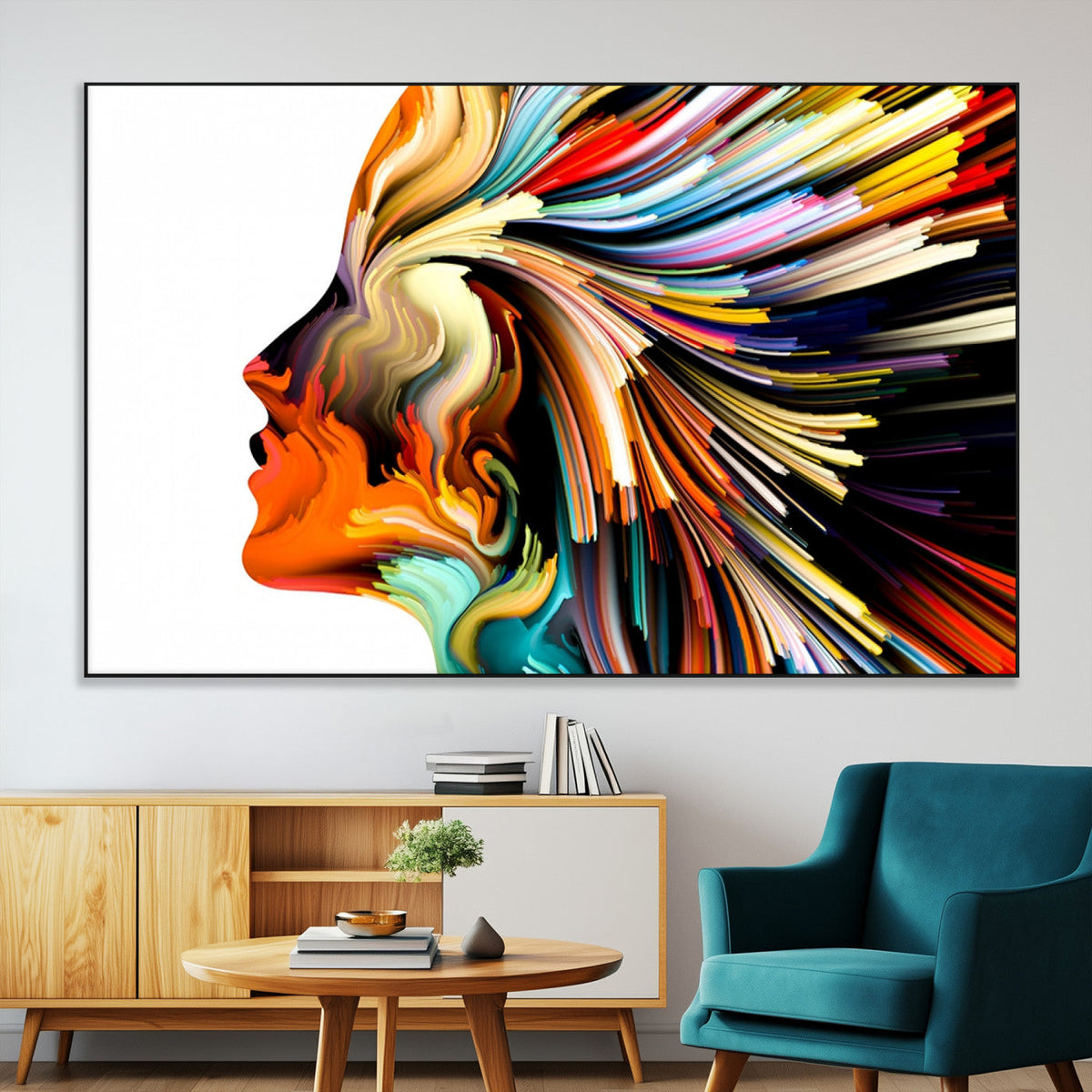 Profile Colors Canvas Print