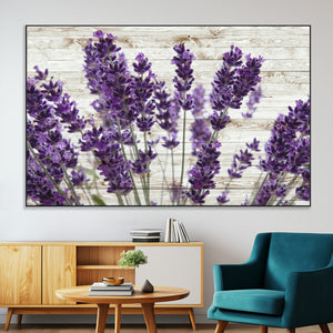 Lavender Herb Wall Art Canvas Print