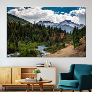 San Juan Nal Forest Wall Art Landscape Canvas Print