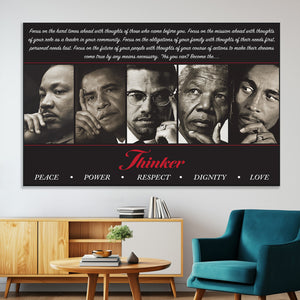 Thinkers of Wall Art Canvas Print - Inspirational Wall Art