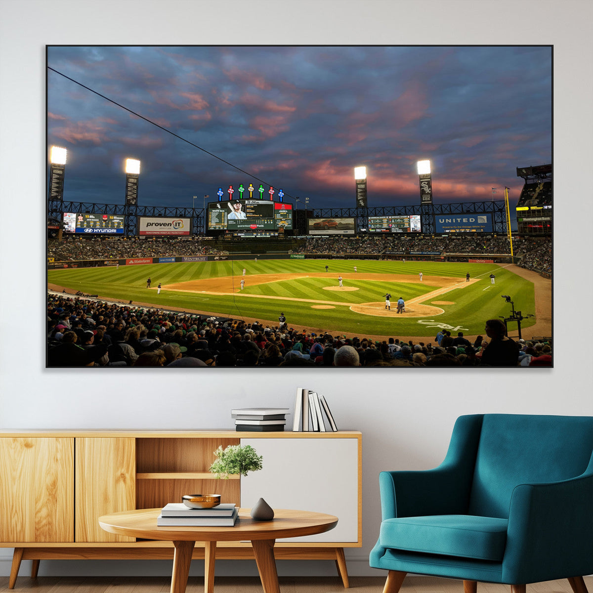 Chicago White Sox Baseball Team Print Canvas- Guaranteed