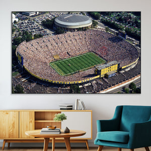 Michigan Wolverines Football Team Print - Ann Arbor Michigan