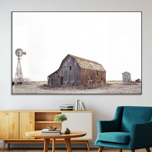 Set of 3 Rustic Farmhouse Wall Art Prints – Country Barn,