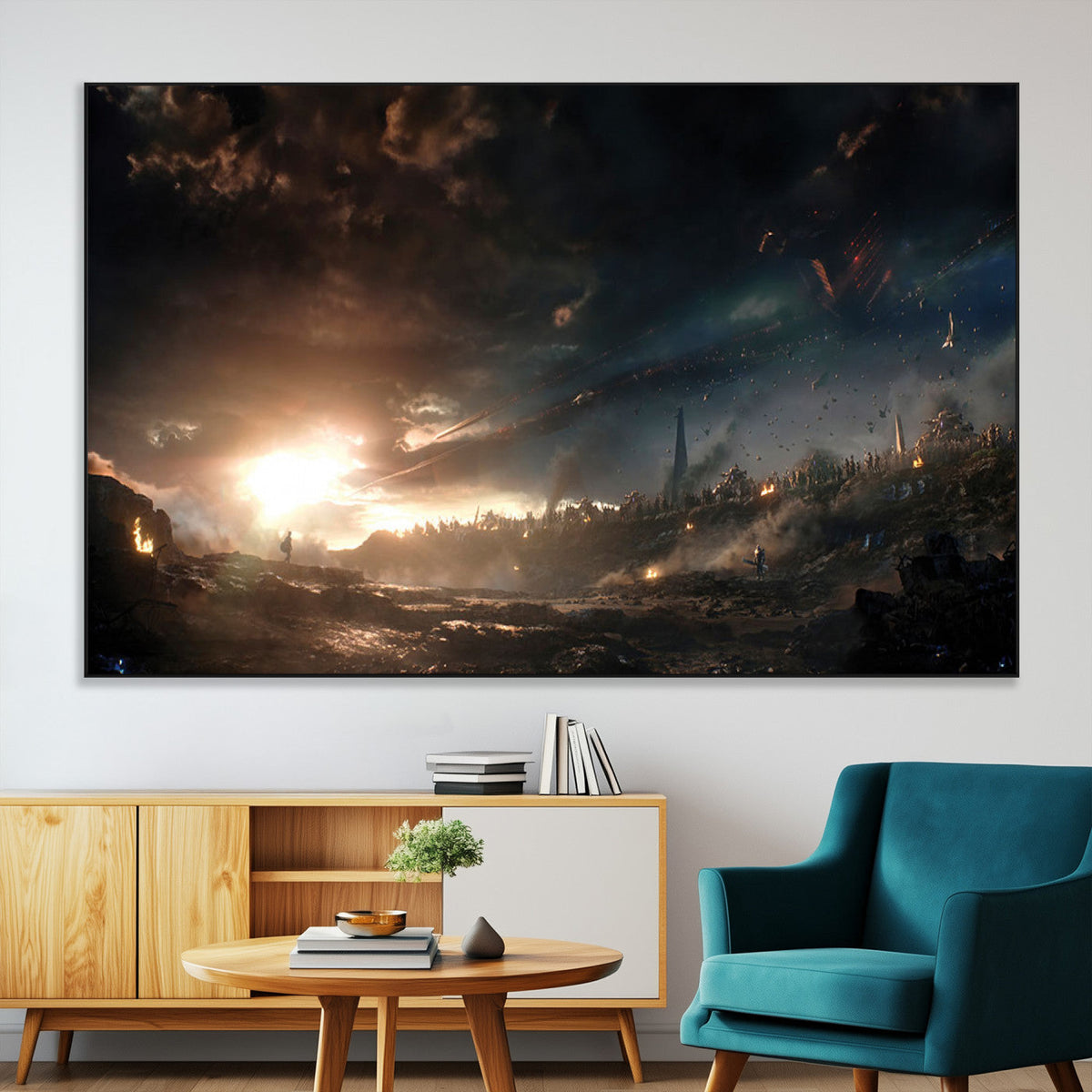 Avengers Planet Wall Art Canvas Print