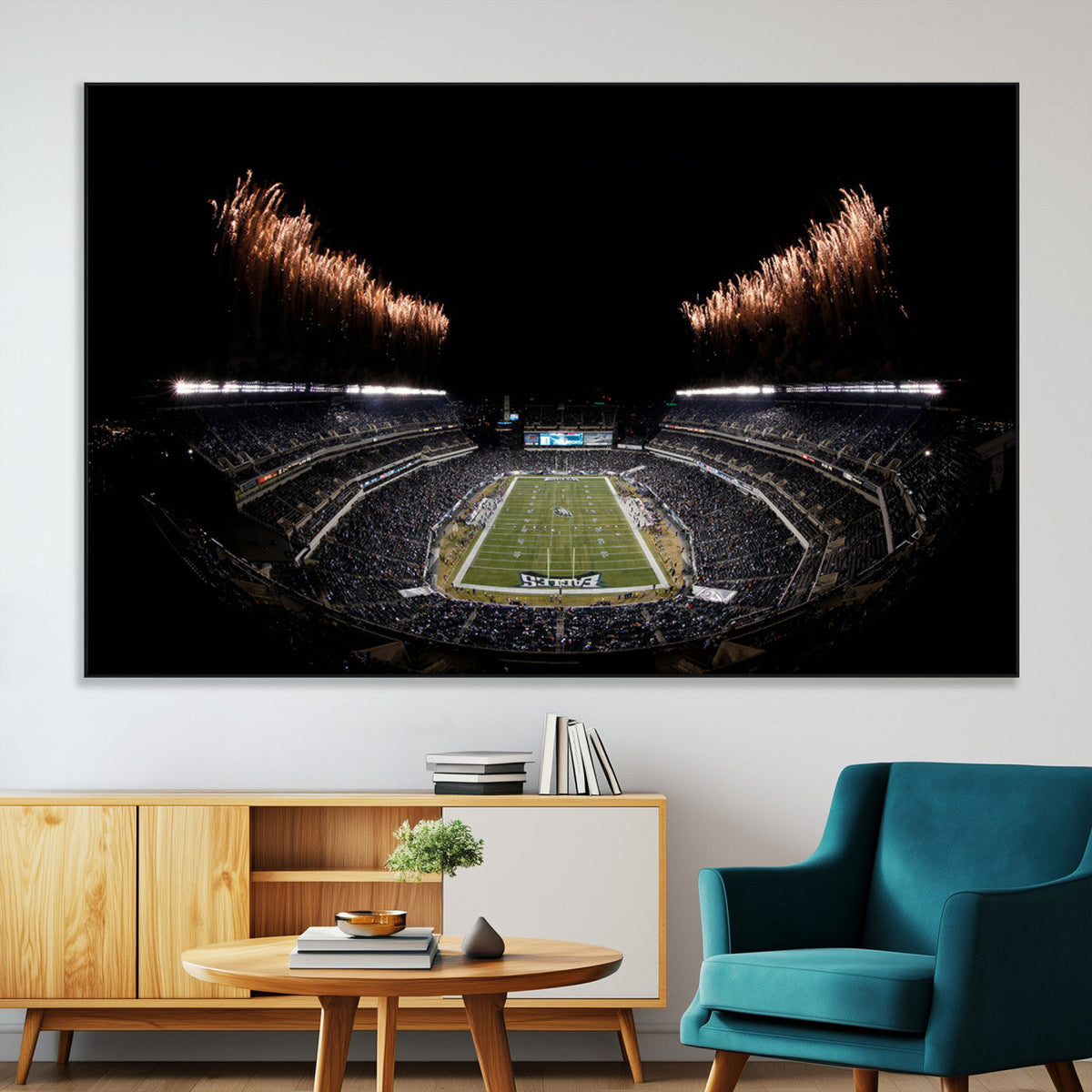 Eagles Field Stadium Wall Art | Philadelphia Eagles Football