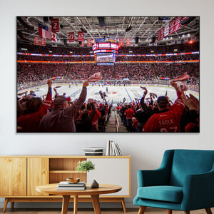 Carolina Hurricanes Ice Hockey Stadium Wall Art, Carolina