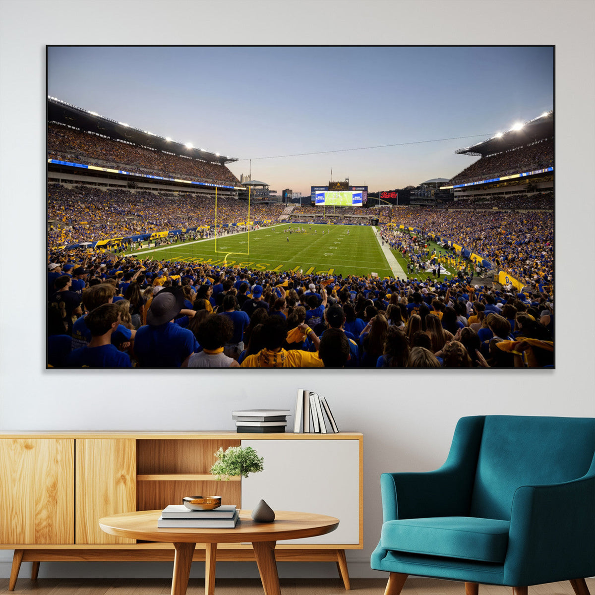 Pittsburgh Panthers Football Team Print - Pittsburgh