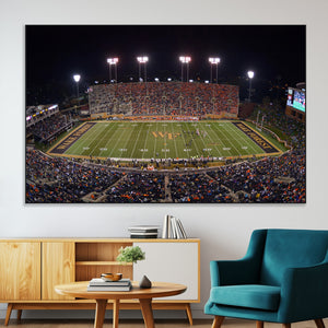 Demon Deacons Print Canvas, Football Team Print -