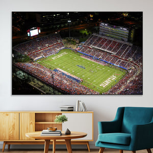 Florida Atlantic University Owls Canvas Print, Football Team