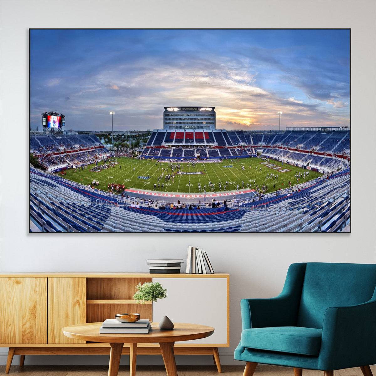 Florida Atlantic University Owls Football Team Print - Boca