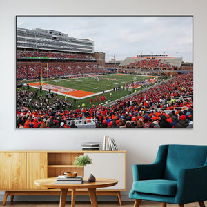 University of Illinois Fighting Illini Football Team Print -