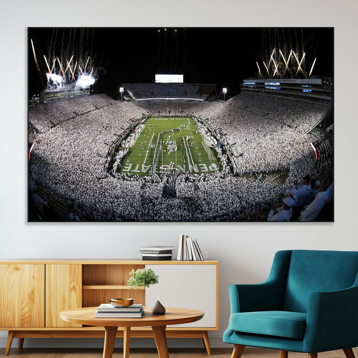 Penn State Beaver Stadium Canvas Wall Art - Nittany Lions