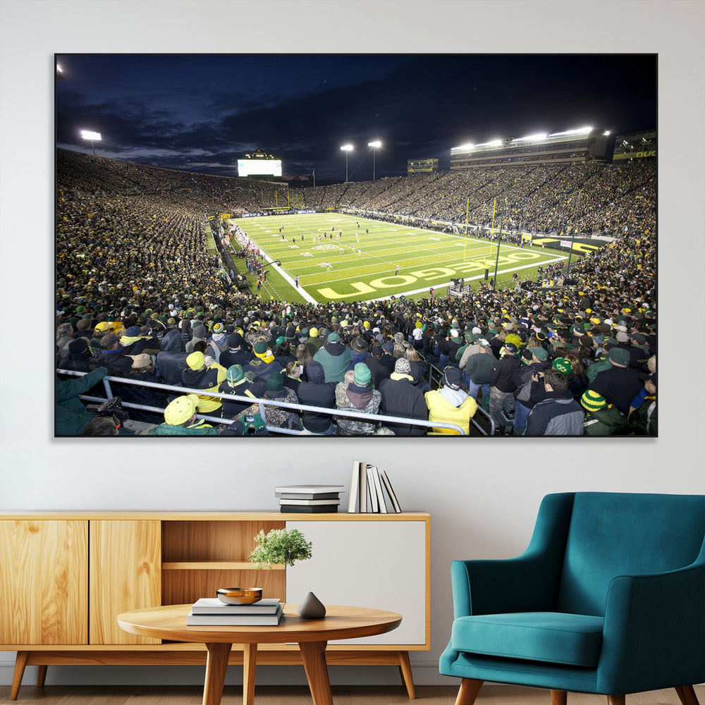 University of Oregon Ducks Football Team Print - Eugene